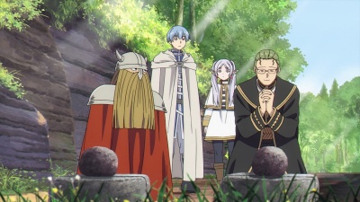 Фрирен, провожающая в последний путь